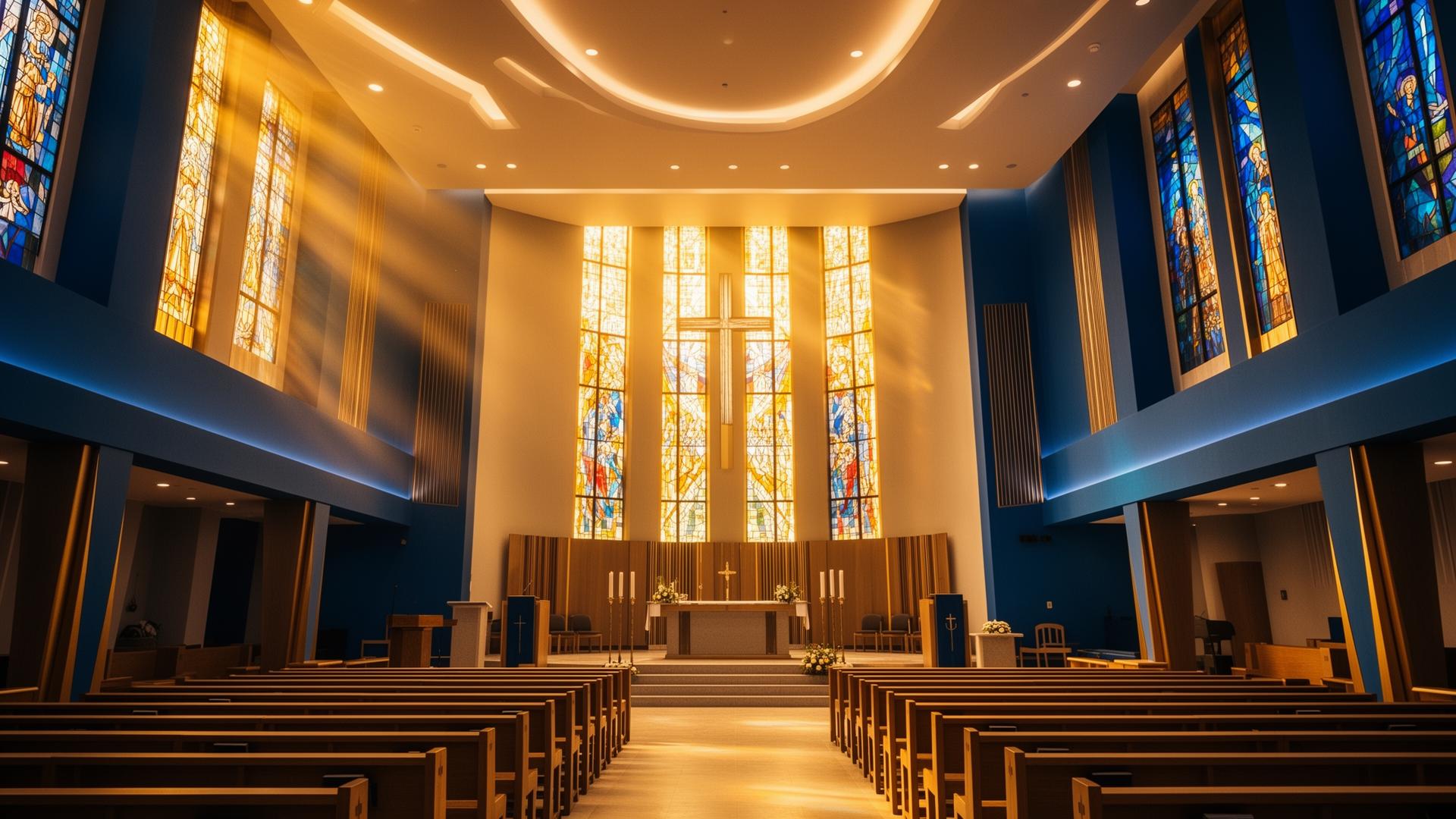 Victorious Worship Center sanctuary